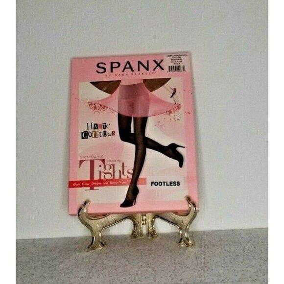 Spanx Assets High Falutin Footless Tights Size F Nude - Picture 1 of 4